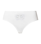 Kalea Floral Embroidered Hi-Cut Briefs | Off White 70849-102